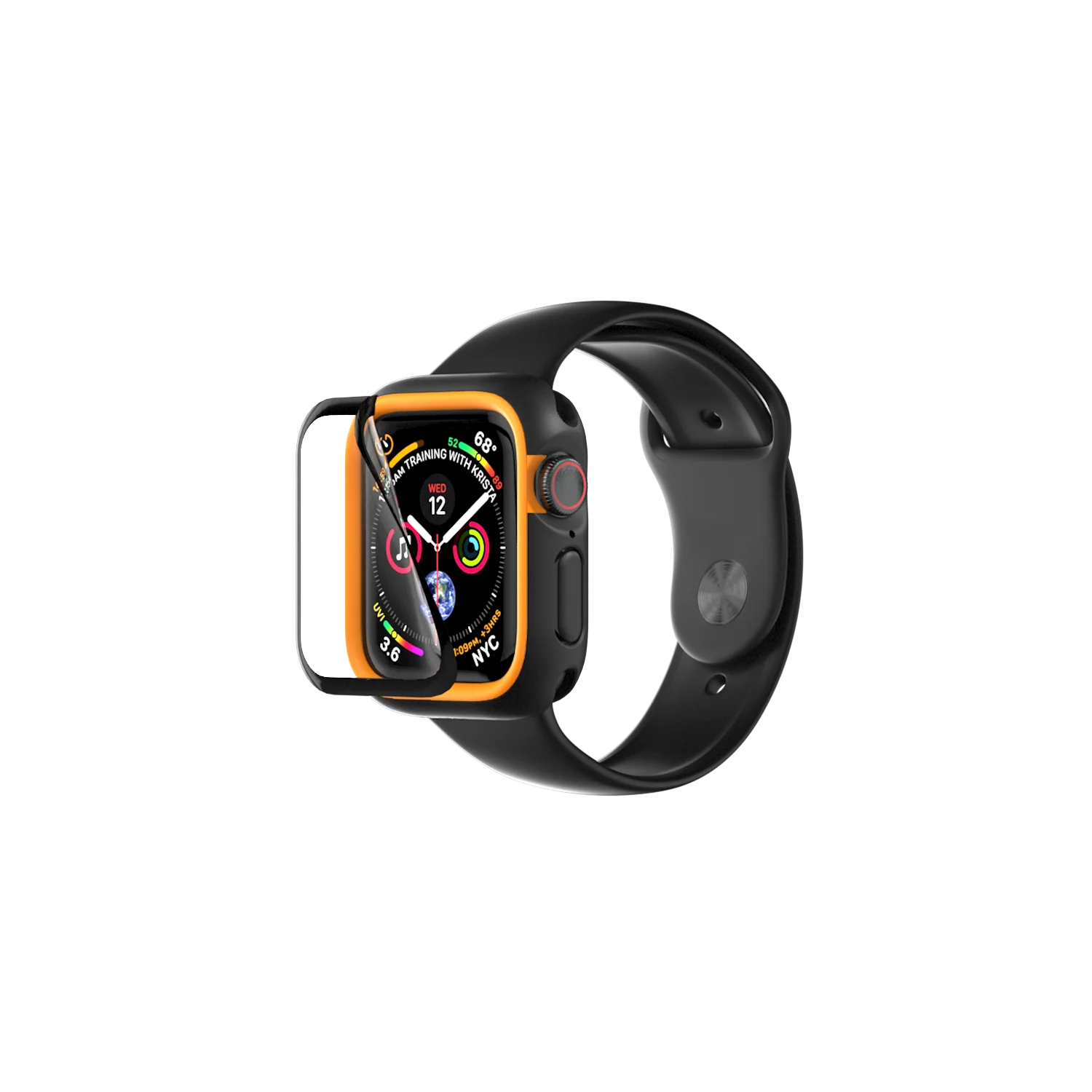 3D Impact Displayschutz für Apple Watch (Series 4/5/6/SE/SE2) 40mm - Image 2