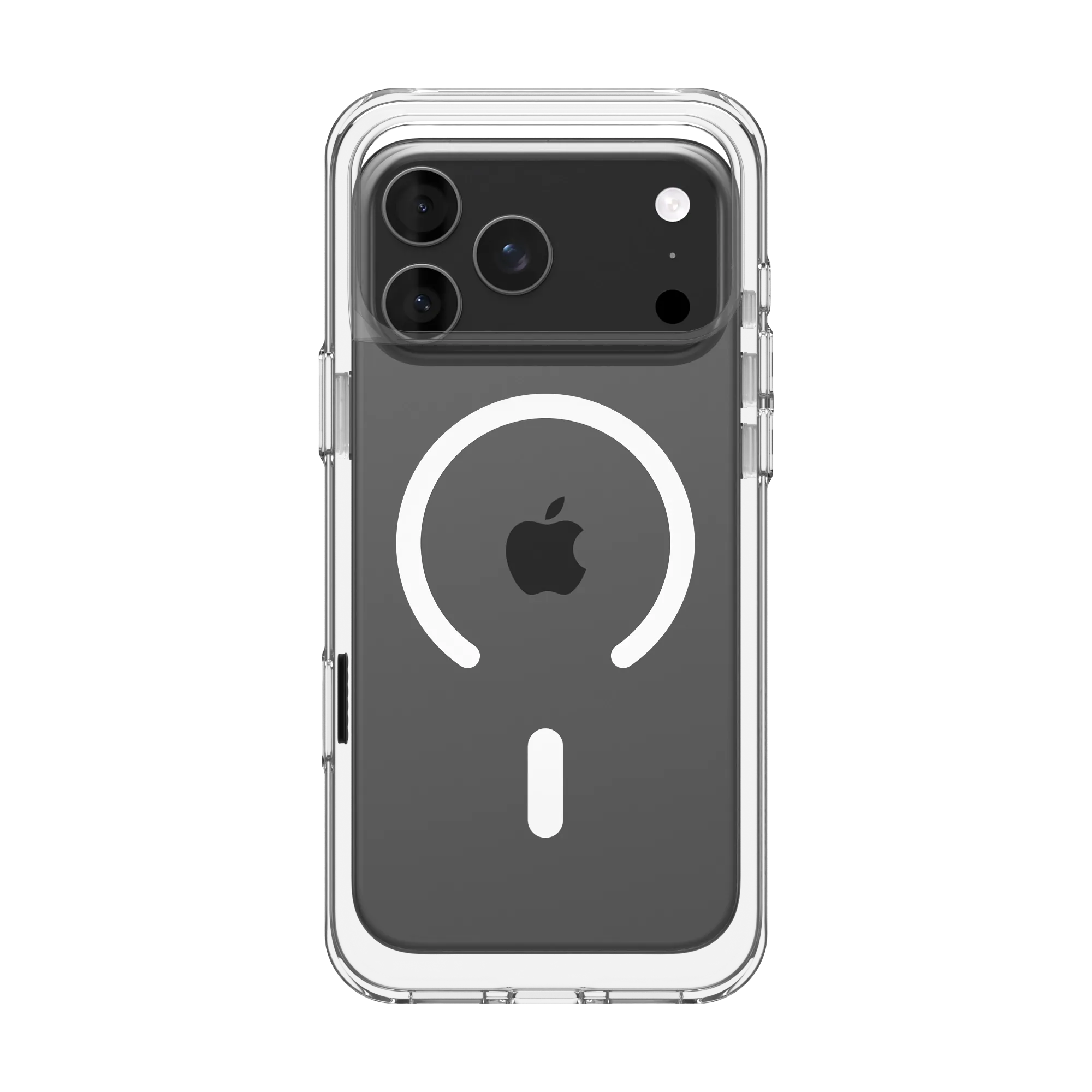 iPhone 17 Pro Max Clear Case (MagSafe-kompatibel mit Kamerataste)