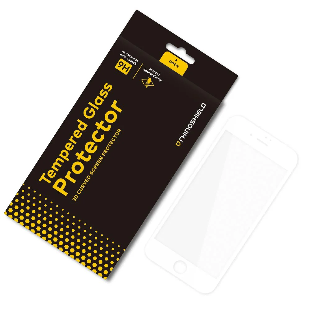 RhinoShield 9H Hartglas Displayschutzfolie für iPhone 7 Plus [Edge to Edge] - Image 8